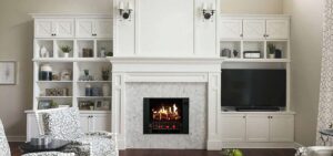 how to turn on electric fireplace