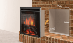 how to install an electric fireplace insert