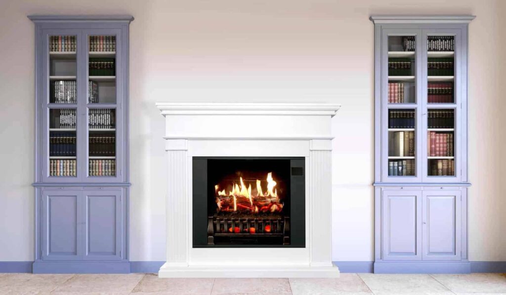 how do electric fireplaces work