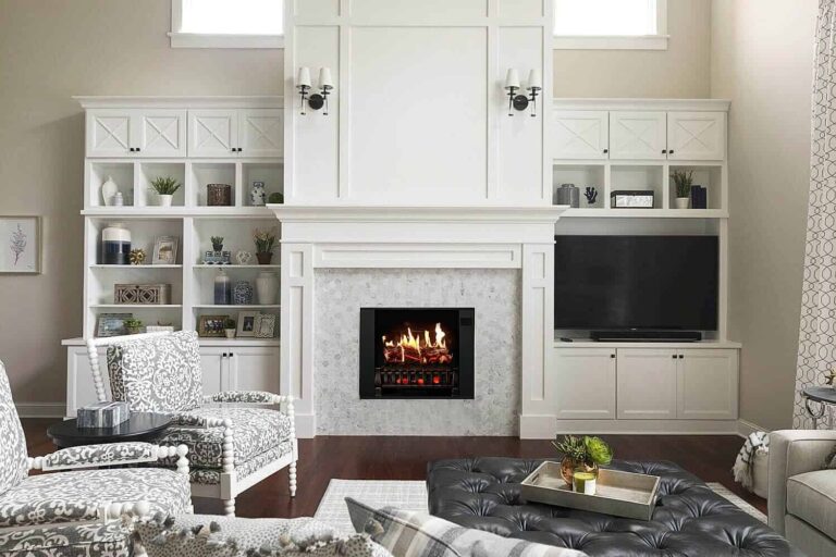 how to install electric fireplace insert into existing fireplace
