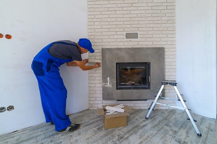 Install a Wall Mounted Electric Fireplace in a Recessed Wall