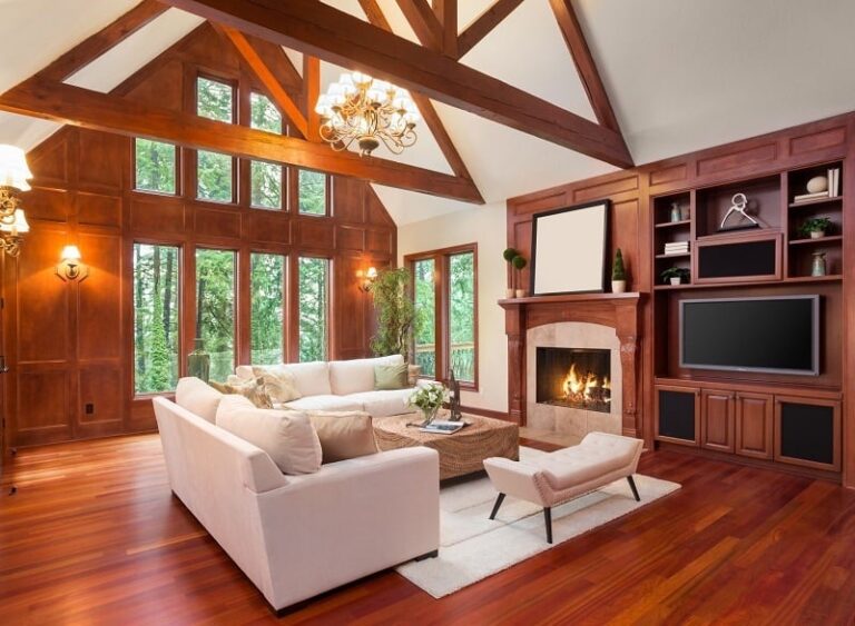 fireplace console