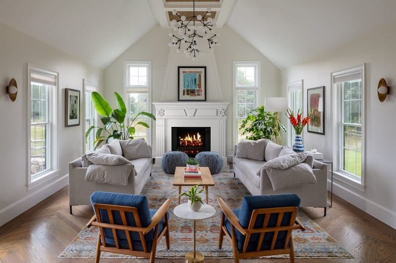fireplace mantel