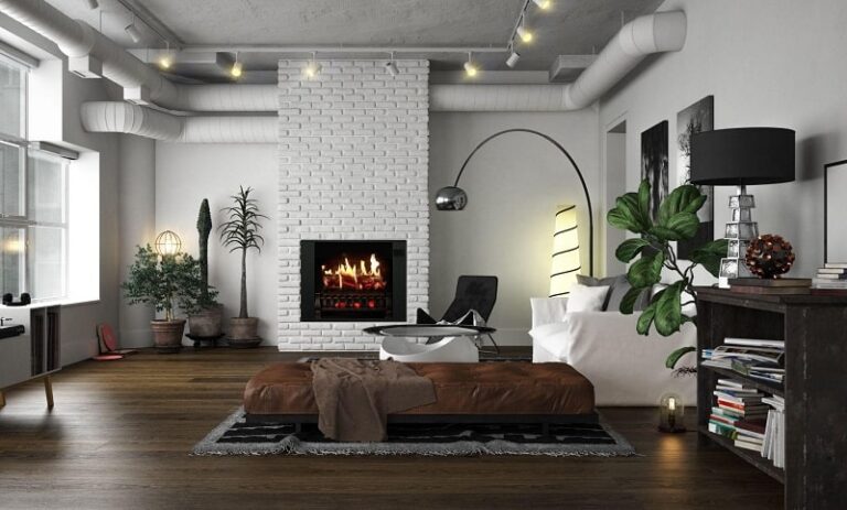 gas wall fireplace