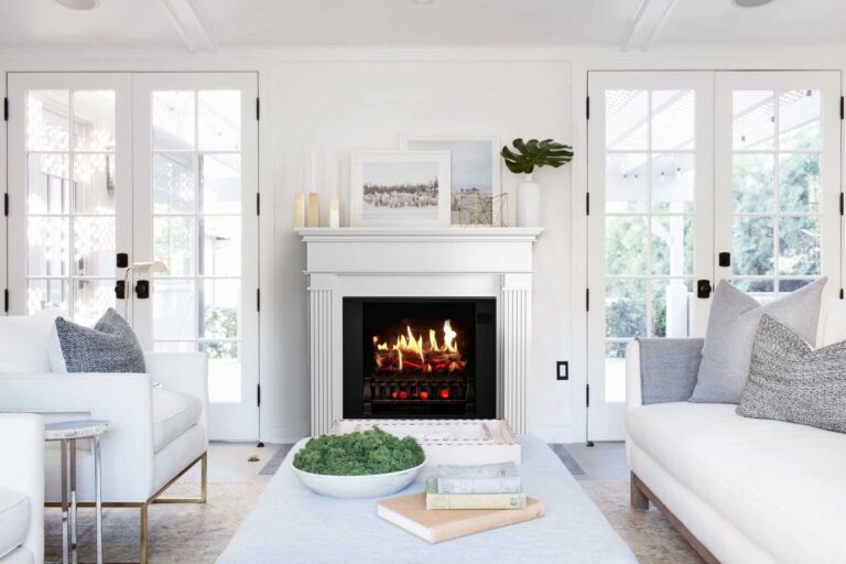 fireplace table