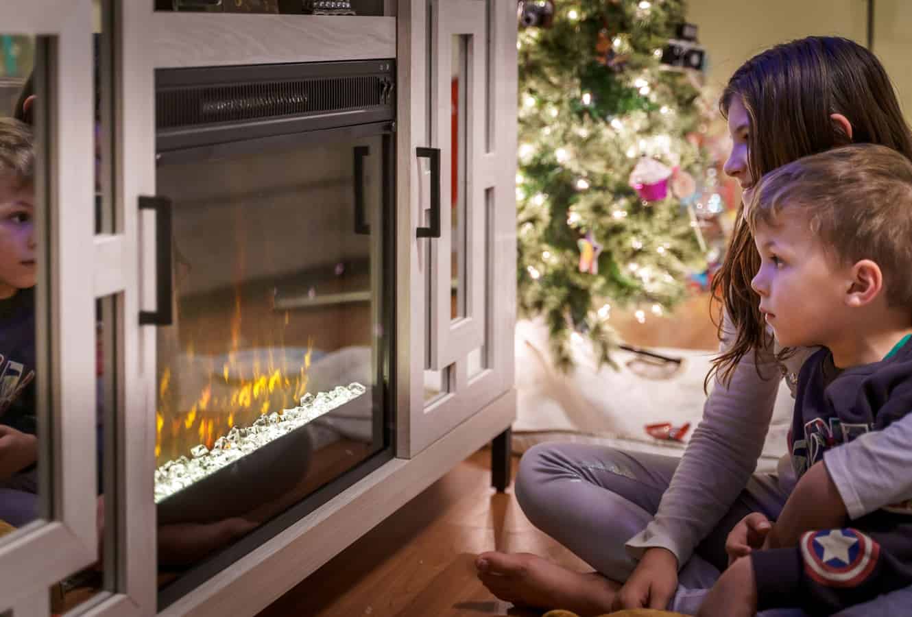 Electric Fireplace and Kids