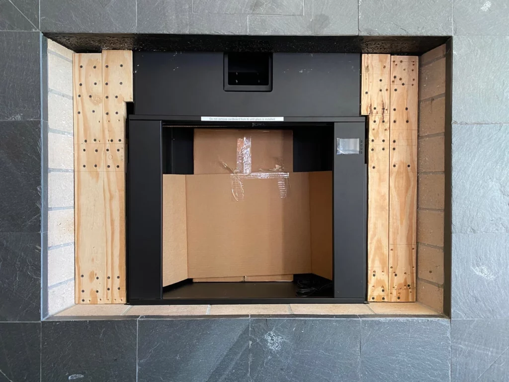 MagikFlame fireplaces are designed for easy installation