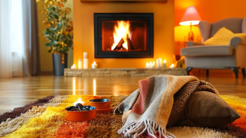 Fireplace Hearth Color Schemes - Analogous