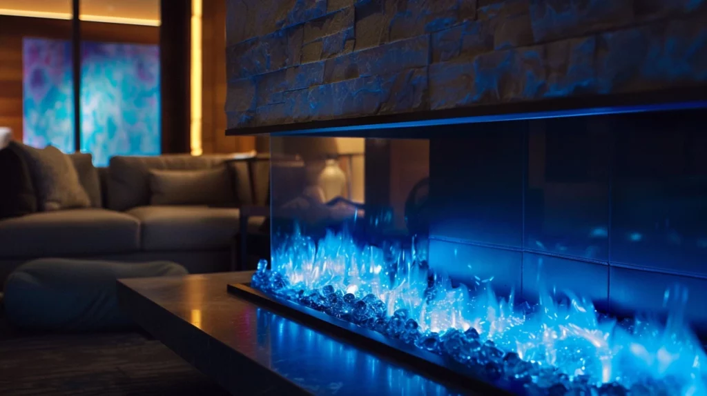 combination of LED and fiber optic lighting
