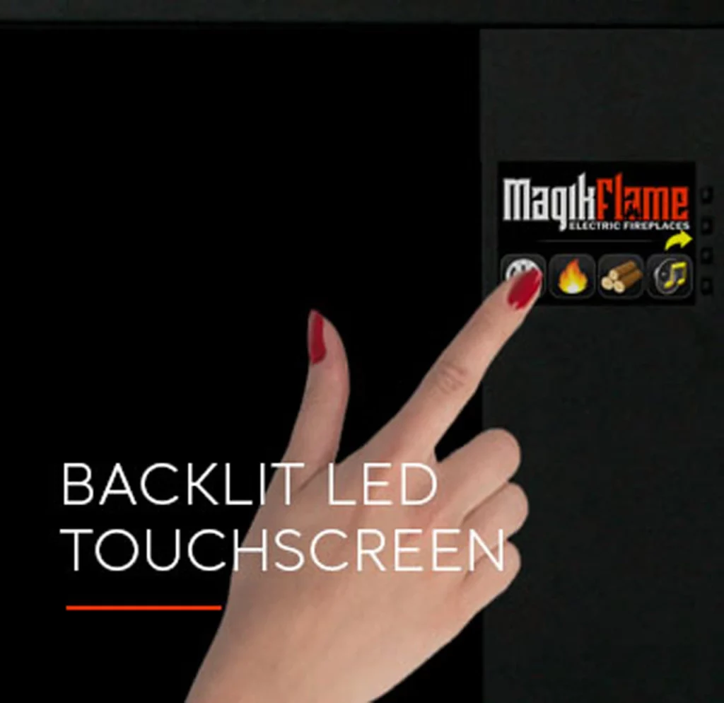 Ease of Use and Control of MagikFlame Electric Fireplaces