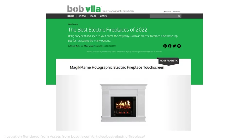 MagikFlame is Recommended by BobVila.com