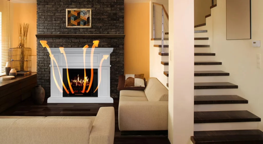 MagikFlame Electric Fireplace - Heating