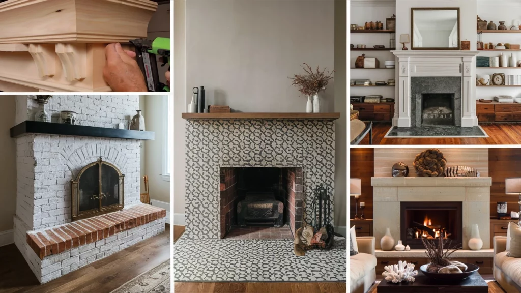 DIY Fireplace Hearth Ideas