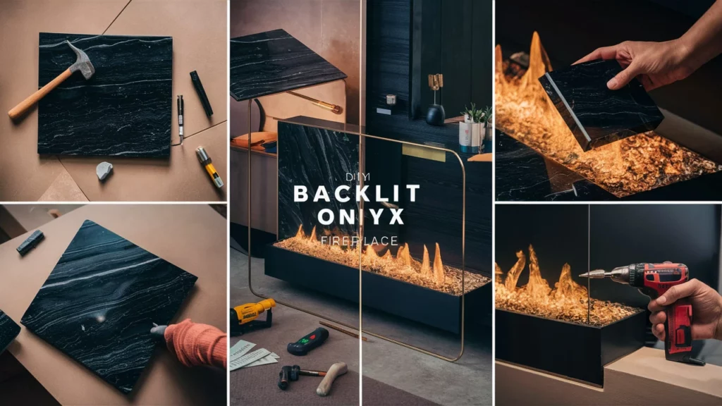 DIY Tips for Creating a Backlit Onyx Fireplace