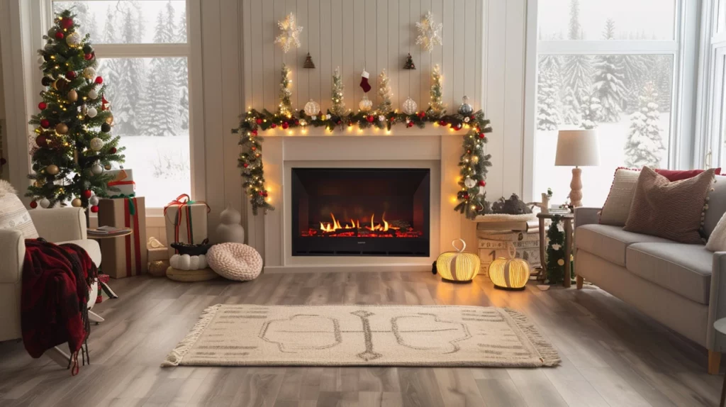 Seasonal Decorating with Electric Fireplaces