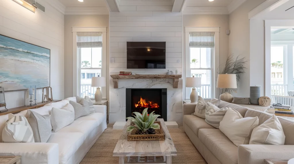 MagikFlame Electric Fireplace in a Room