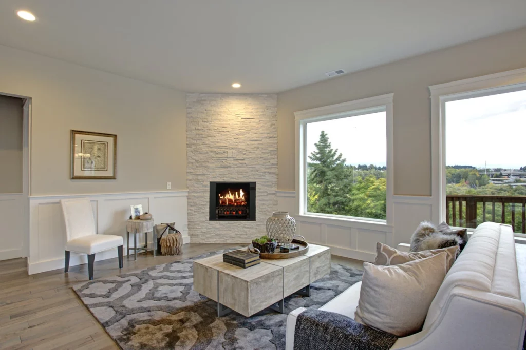MagikFlame Wall-Mounted Electric Fireplace