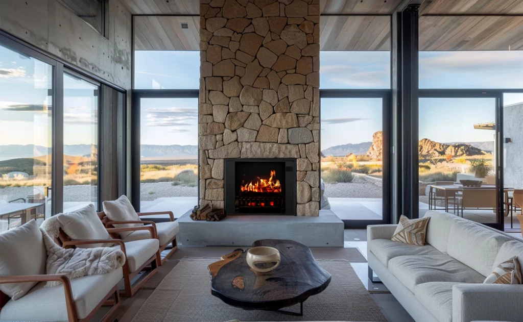 Modern Farmhouse Electric Fireplace Style