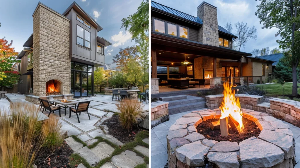 Outdoor Fireplace vs. Fire Pit
