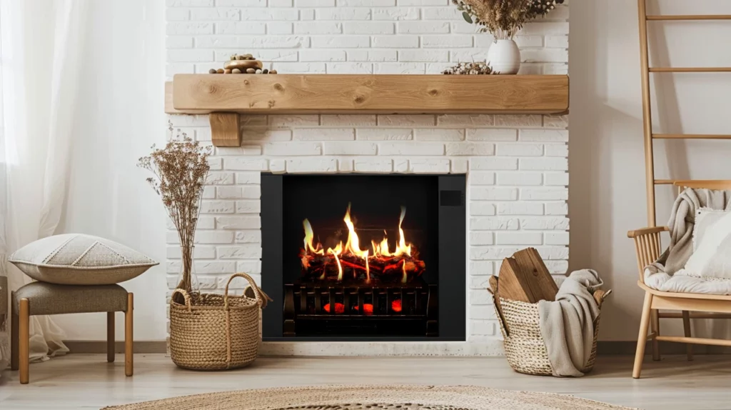 Scandinavian Electric Fireplace Style