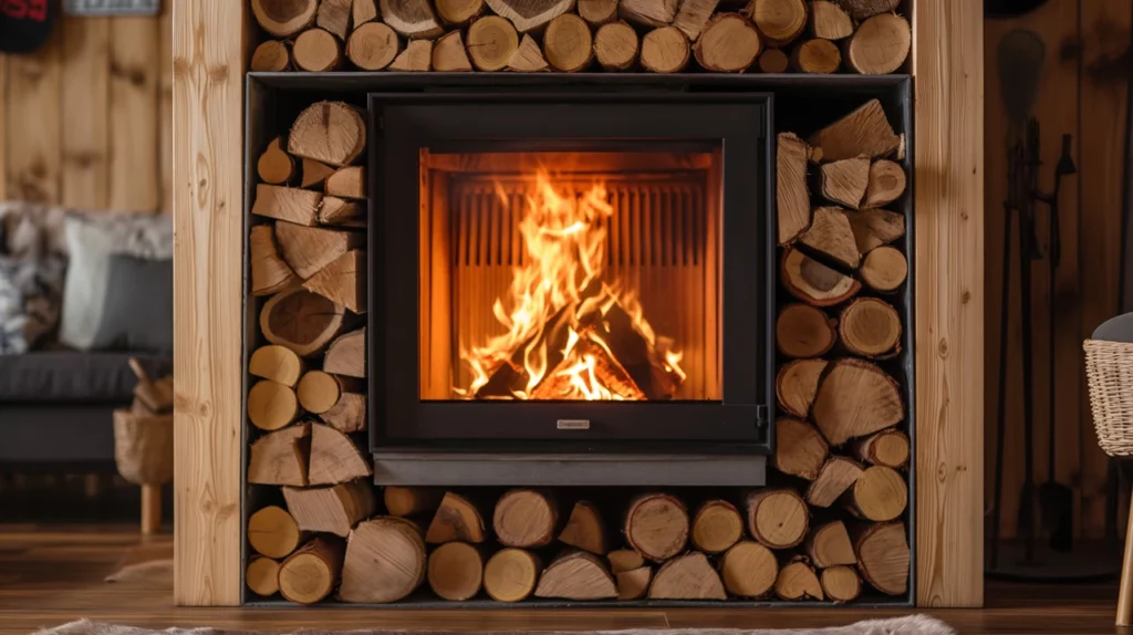 Wood Burning Fireplace