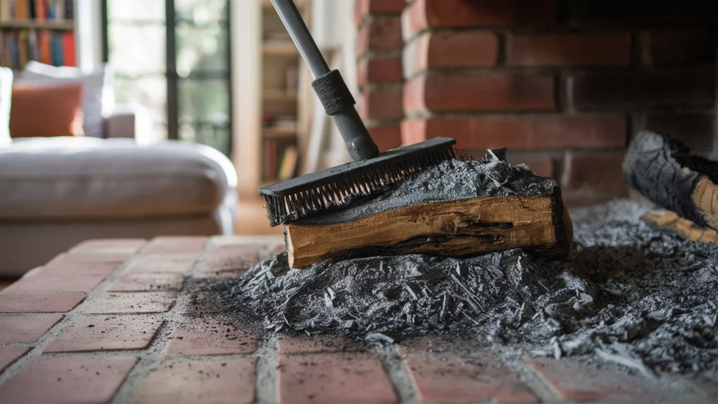Fireplace hearth - ash removal