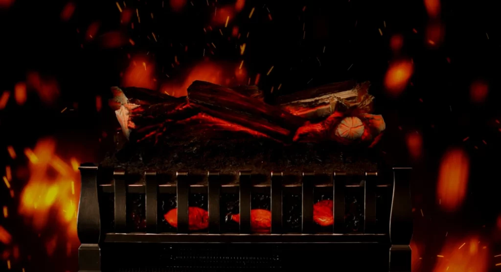 MagikFlame Electric Fireplace Logs