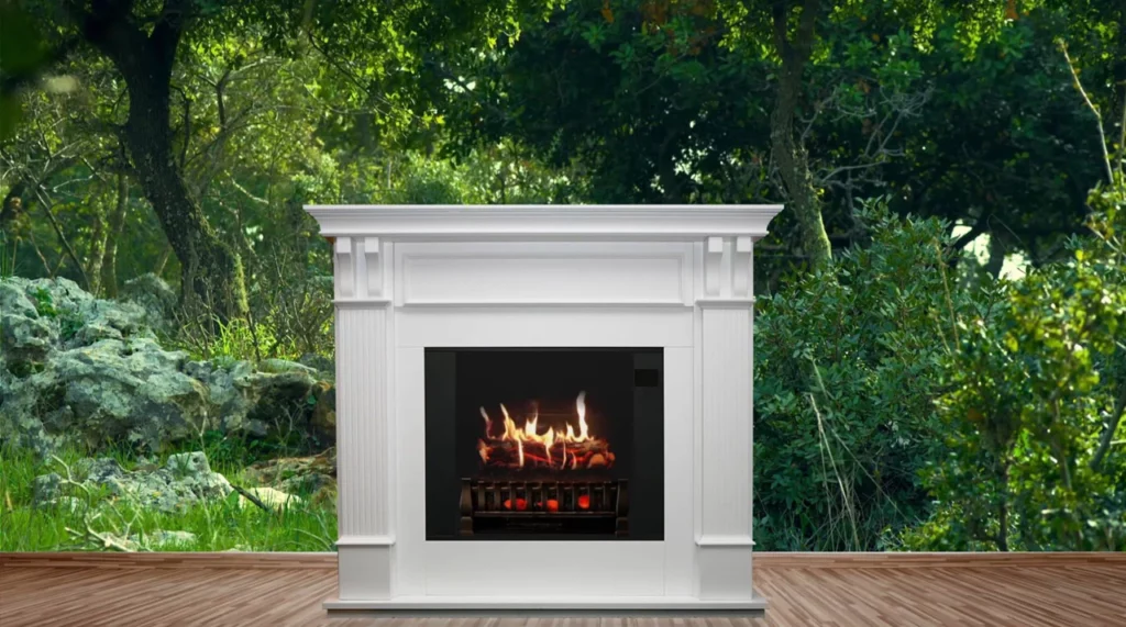 MagikFlame electric fireplace that you can buy