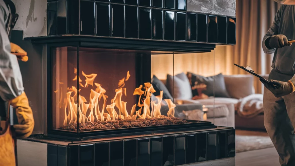 Electric Fireplace Makeover Process