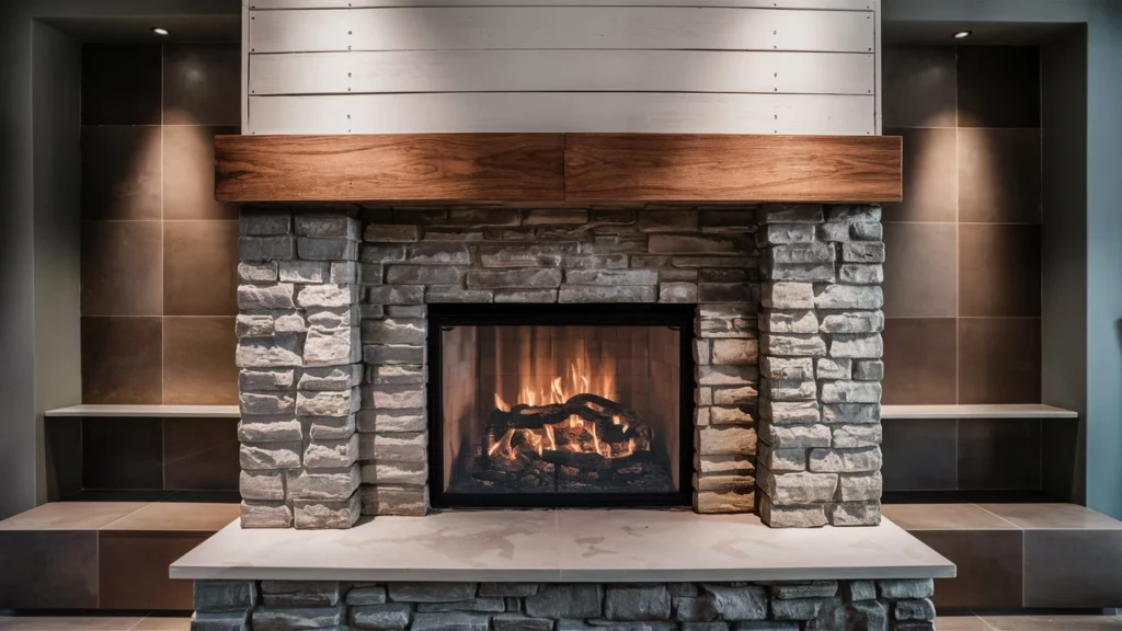 Stone Fireplace Surround